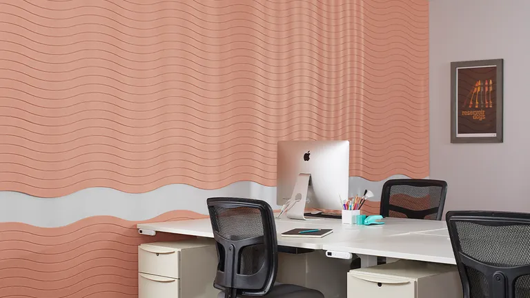 Wavy Panels 2.0 | Color: Blush