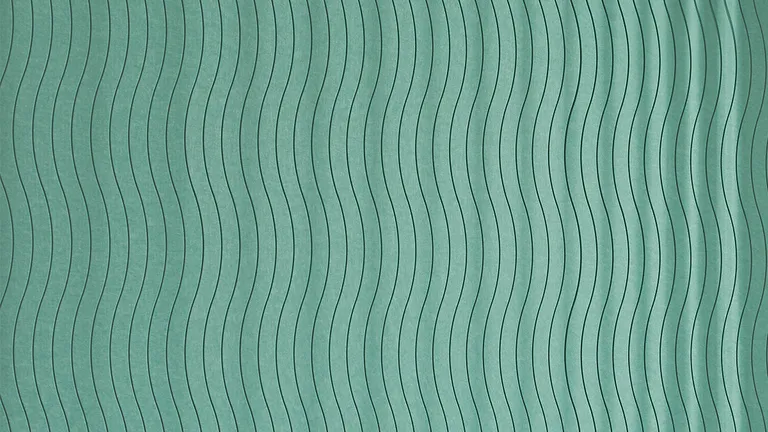 Wavy Panels 2.0 | Color: Jade