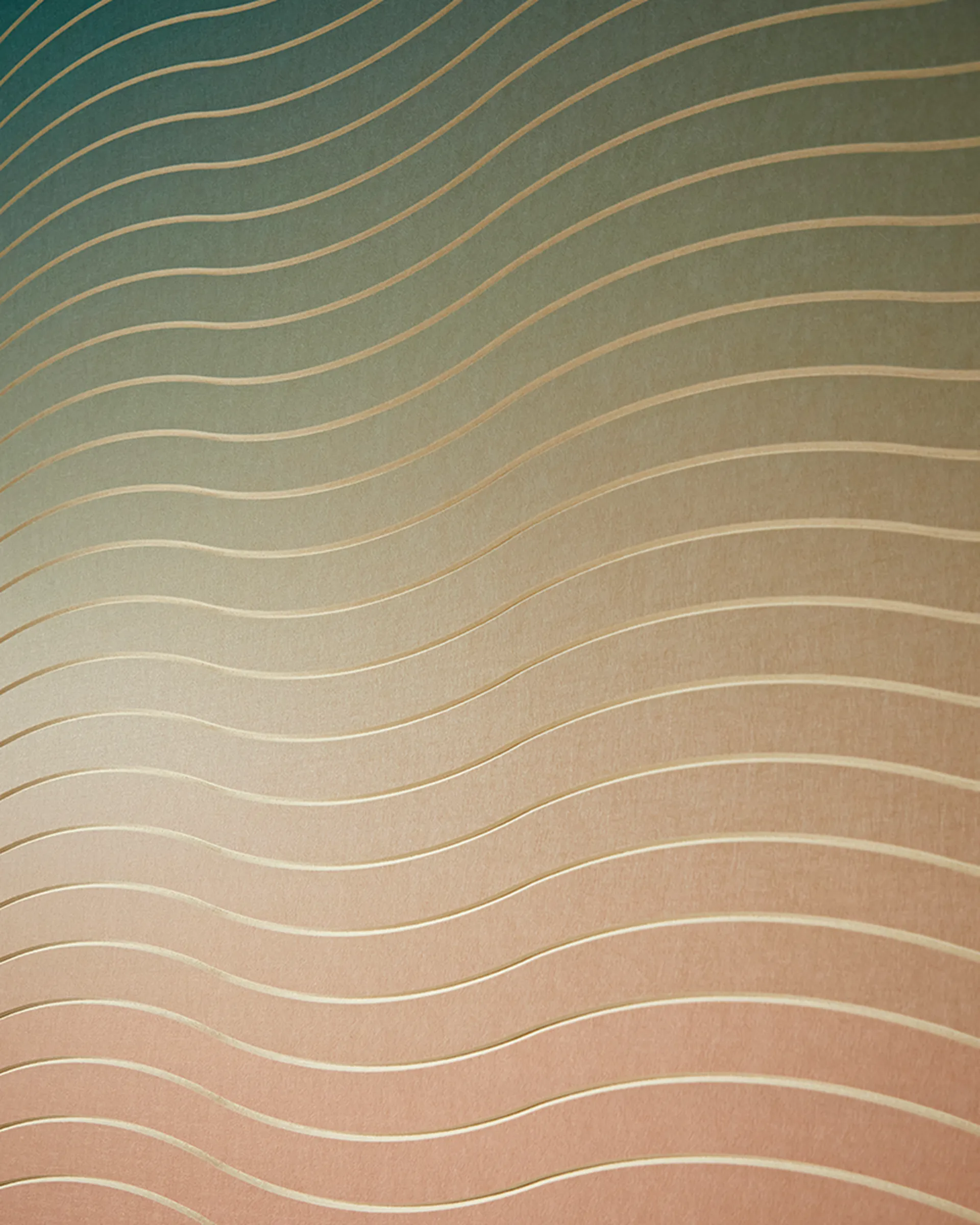 Wavy Panels | Color: Vanilla | Print: Kirei Ink Custom Ombre